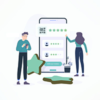 qr code dinamico google review